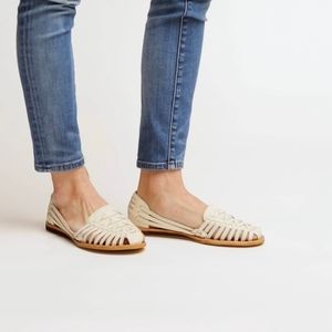 BNIB Nisolo Huaraches in Bone